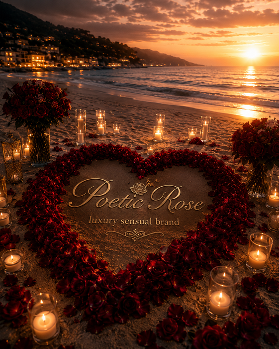 Poetic Rose Heart